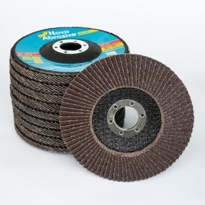 Круг пелюстковий торцевий NOVOABRASIVE 29 125x22,23 мм, P60