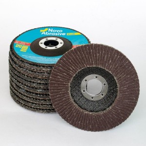 Круг пелюстковий торцевий NOVOABRASIVE 29 125x22,23 мм, P80