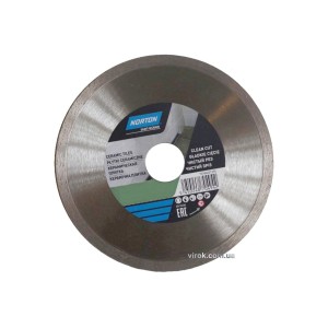Диск алмазний NORTON-DIY CERAMIC TILES для кераміки : Ø= 230/25,4/ 22.23 мм