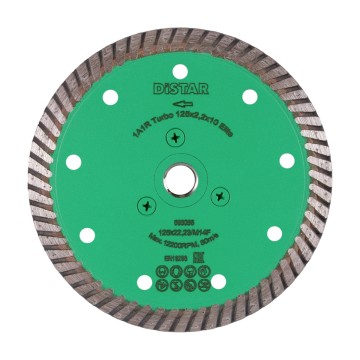 Круг алмазний вiдрiзний Turbo 125x2,2x10x22,23/M14F Elite
