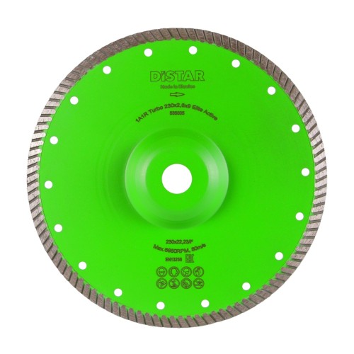 Круг алмазний вiдрiзний Turbo 230x2,6x9x22,23F Elite Active