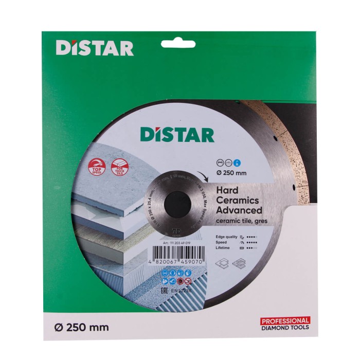 Круг алмазний вiдрiзний 1A1R 250x1,5x10x25,4 Hard ceramics Advanсed Круг алмазний вiдрiзний 1A1R 250x1,5x10x25,4 Hard ceramics Advanсed