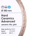 Круг алмазний вiдрiзний 1A1R 180x1,4/1,0x8,5x25,4 Hard ceramics Advanced
