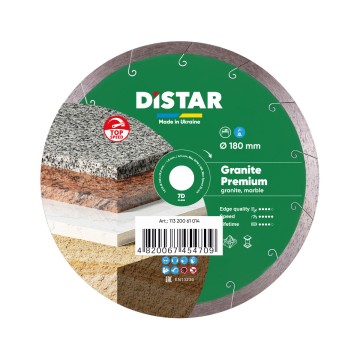 Круг алмазний вiдрiзний 1A1R 180x1,6x8,5x25,4 Granite Premium