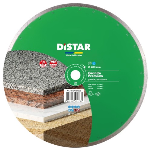Круг алмазний вiдрiзний 1A1R 400x2,4x10x32 Granite Premium