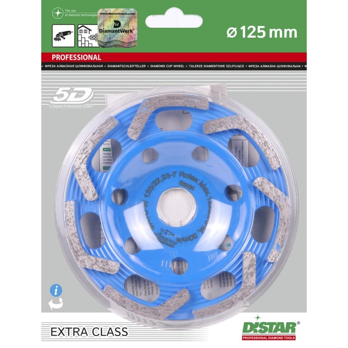 Фреза алмазна DGS-W 125/22,23-7 Rotex Фреза алмазна DGS-W 125/22,23-7 Rotex
