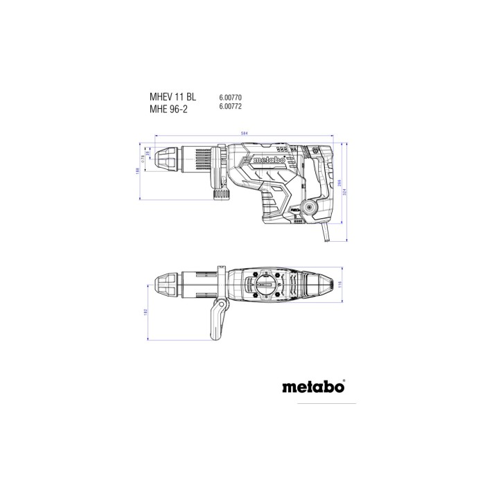 KHEV 8-45 BL Комбінований перфоратор KHEV 8-45 BL Комбінований перфоратор