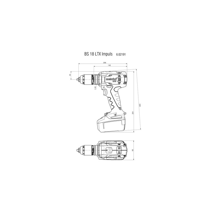 BS 18 LTX BL I Акумуляторний дриль-шуруповерт BS 18 LTX BL I Акумуляторний дриль-шуруповерт