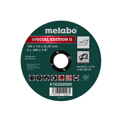 Special Edition ІІ 125 x 1,0 x 22,23 Inox, TF 41 (616260000)