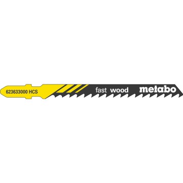 3 пилкових полотна для лобзиків «fast wood», 74/ 4,0 мм (623964000)