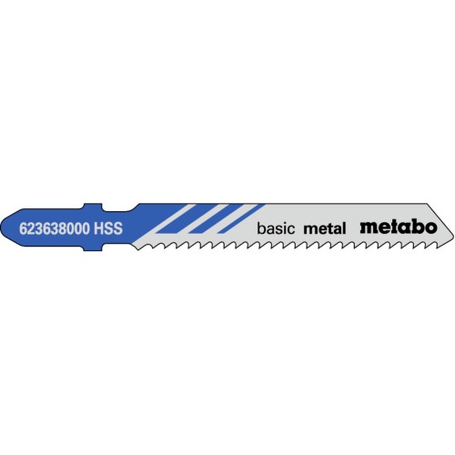 25 пилкових полотен для лобзиків «basic metal», 51/2,0 мм (623618000)