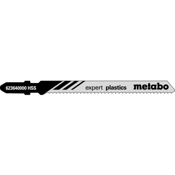 5 пилкових полотен для лобзиків «expert plastics», 74/ 2,0 мм (623640000)