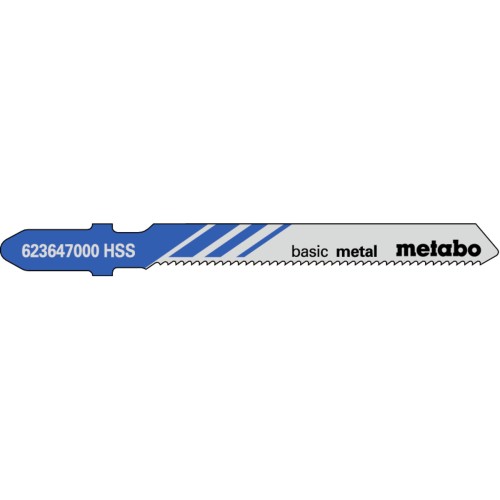 5 пилкових полотен для лобзиків «basic metal», 51/ 1,2 мм (623647000)
