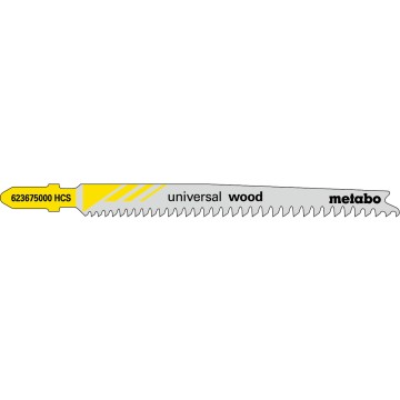5 пилкових полотен для лобзиків «universal wood», 91 мм/progr. (623675000)