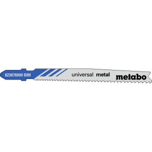 5 пилкових полотен для лобзиків «universal metal», 74 мм/progr. (623676000)