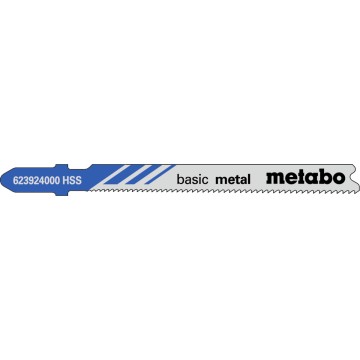 5 пилкових полотен для лобзиків «basic metal», 66 мм/progr. (623924000)