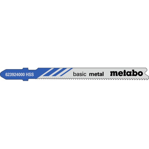 5 пилкових полотен для лобзиків «basic metal», 66 мм/progr. (623924000)