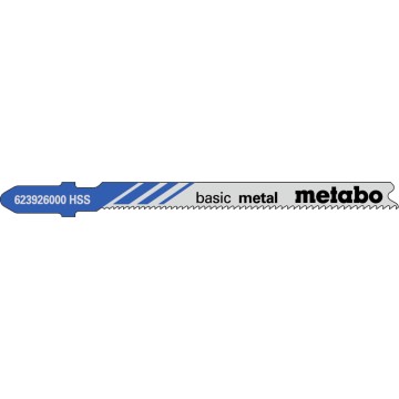 5 пилкових полотен для лобзиків «basic metal», 66 мм/progr. (623926000)