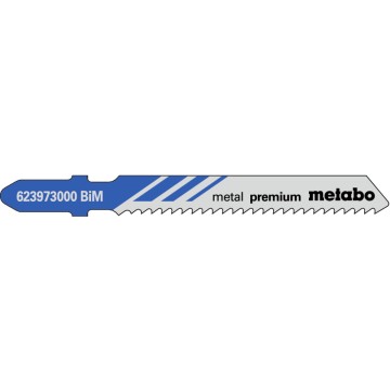 5 пилкових полотен для лобзиків «metal premium», 51/ 2,0 мм (623973000)