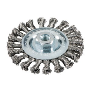 Кругла щітка 125x0,5x10 мм / M 14, сталь, плетена (626771000)