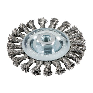 Кругла щітка 125x0,5x10 мм / M 14, сталь, плетена (626771000)