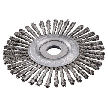 Кругла щітка 150x0,5x6 /22,23 мм, сталь, плетена (626816000)