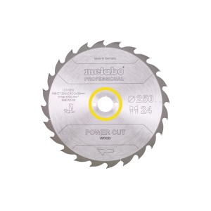 Пилкове полотно "power cut wood - professional", 250x30, Z24 WZ 25° (628012000)