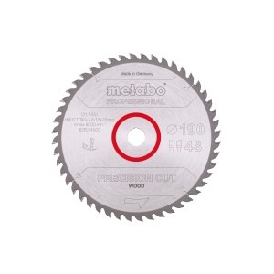 Пилкове полотно "precision cut wood - professional", 190x20, Z48 WZ 10° (628034000)