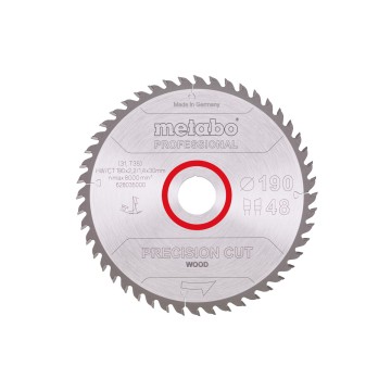 Пилкове полотно "precision cut wood - professional", 190x30, Z48 WZ 15° (628035000)