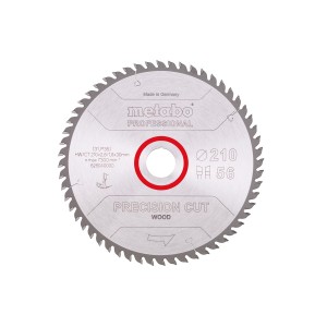 Пилкове полотно "precision cut wood - professional", 210x30, Z56 WZ 10° (628040000)
