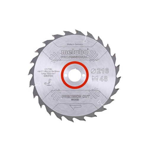 Пилкове полотно "precision cut wood - professional", 216x30, Z48 WZ 5° neg. (628041000)