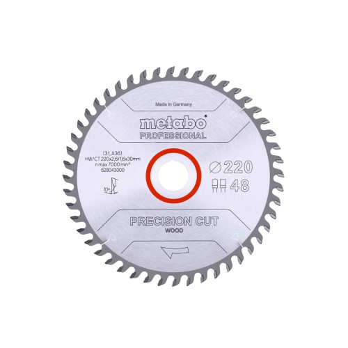 Пилкове полотно "precision cut wood - professional", 220x30, Z48 DZ/HZ 10° (628043000)