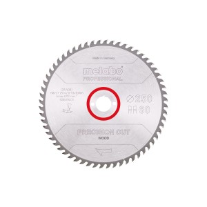 Пилкове полотно "precision cut wood - professional", 250x30, Z60 WZ 15° (628049000)