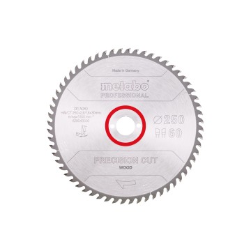 Пилкове полотно "precision cut wood - professional", 250x30, Z60 WZ 15° (628049000)