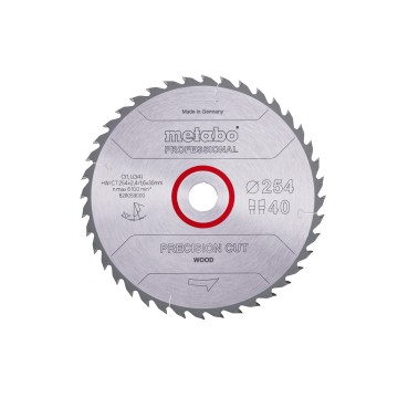 Пилкове полотно "precision cut wood - professional", 254x30, Z40 WZ 20° (628059000)