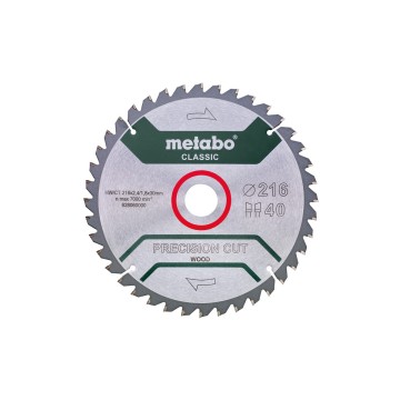 Пилкове полотно "precision cut wood - classic", 216x30, Z40 WZ 5°neg. (628060000)