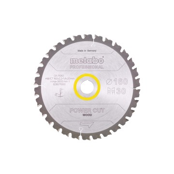 Пилкове полотно «power cut wood - professional», 160x20, Z30 WZ 5° (628071000)