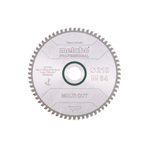 Пилкове полотно "multi cut - professional", 210x30, Z64 FZ/TZ, 5°neg. (628082000)