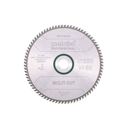 Пилкове полотно "multi cut - professional", 250x30, Z80 WZ, 10° (628087000)