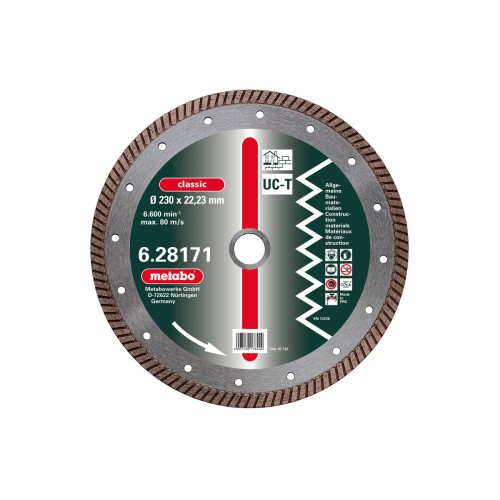 Алм. ВД, 180x2,3x22,23 мм, "classic", "UC-T", Turbo, універсальний (628170000)