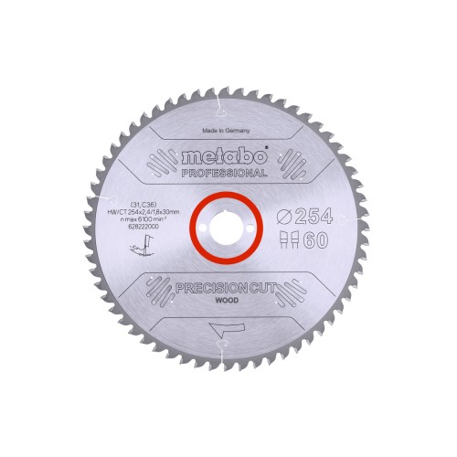 Пилкове полотно "precision cut wood - professional", 254x30, Z60 WZ 5° neg. (628222000)