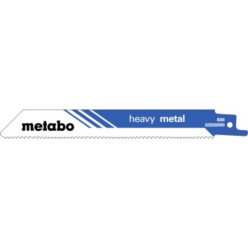 5 пилкових полотен для шабельних пилок «heavy metal», 150 x 1,25 мм (628260000)