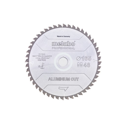 Пилкове полотно «aluminium cut - professional», 165x20 Z48 FZ/TZ 5°neg (628276000)