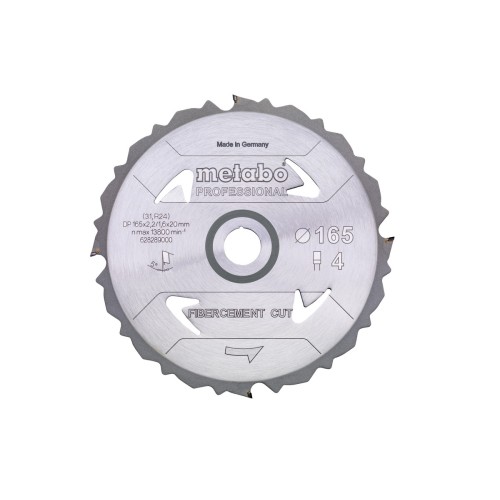 Пилкове полотно «fibercement cut — professional», 165x20 Z4 PCD FZ 5° (628289000)