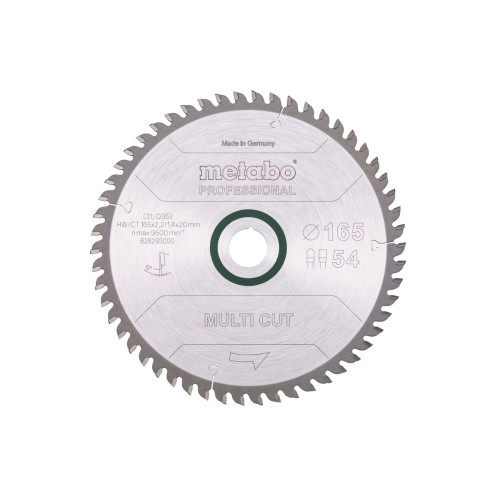 Пилкове полотно «multi cut - professional», 165x20 Z54 FZ/TZ 5° (628293000)