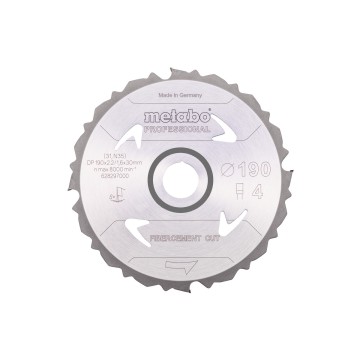 Пилкове полотно «fibercement cut — professional», 190x30 Z4 PCD FZ 5° (628297000)