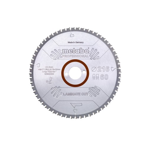 Пилкове полотно «laminate cut - professional», 216x30 Z60 FZ/TZ 0° (628442000)