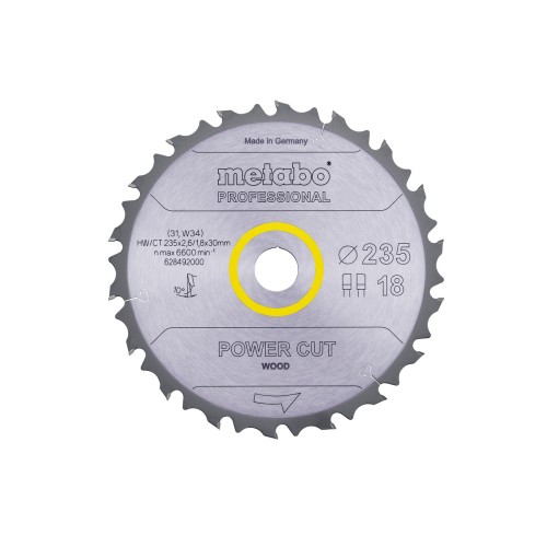 Пилкове полотно «power cut wood — professional», 235x30 Z18 FZ/FA 10° (628492000)