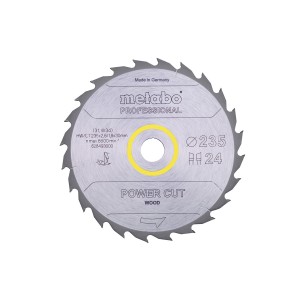 Пилкове полотно «power cut wood — professional», 235x30, Z24 WZ 20° (628493000)