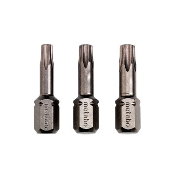 3 інструментальні насадки для гвинтів Torx, T15/ 20/ 25 Torsion (628539000)